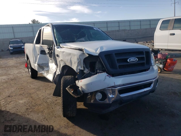 2008 Ford F-150 XL with VIN 1FTPX12568KD70183, listed as a Copart auction lot 60864785 with 268,936 mi miles and Salvage title. Bid and sale history available at DreamBid. Image 4.