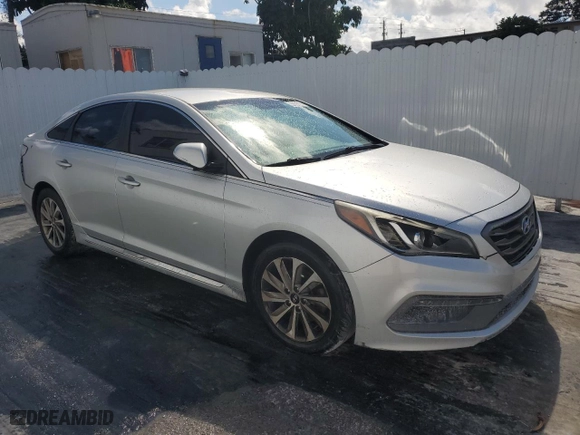 2016 Hyundai Sonata 2.4L Sport with VIN 5NPE34AF2GH434182, listed as a Copart auction lot 44385005 with 106,406 mi miles and Clean Title. Bid and sale history available at carsss.com. Image 4.