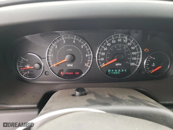 2004 Chrysler Sebring LX with VIN 1C3EL45X74N327583, listed as a Copart auction lot 82833194 with 114,804 mi miles and Salvage Title. Bid and sale history available at carsss.com. Image 9.