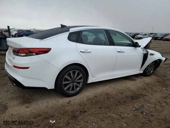 2019 Kia Optima EX with VIN 5XXGU4L13KG333132, listed as a Copart auction lot 47991725 with 93,769 mi miles and Salvage Title. Bid and sale history available at carsss.com. Image 3.