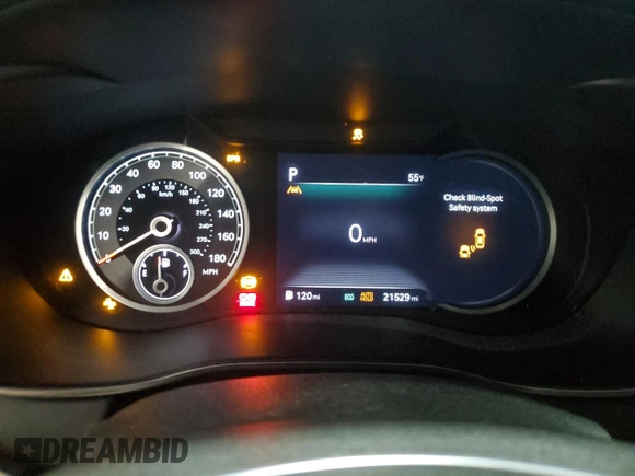 2023 Genesis G70 3.3T with VIN KMTG54TE2PU125150, listed as a Copart auction lot 47024885 with 21,529 mi miles and Salvage Title. Bid and sale history available at carsss.com. Image 9.