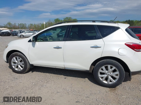 2012 Nissan Murano SV with VIN JN8AZ1MW7CW207425, listed as a IAAI auction lot 42065813 with 139,127 mi miles and . Bid and sale history available at carsss.com. Image 14.