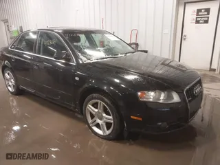 2008 Audi A4 2.0T with VIN WAUDF78E18A032709, listed as a IAAI auction lot 41281161 with 151,764 mi miles. Bid and sale history available at carsss.com. Image 1.