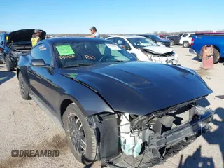 2020 Ford Mustang EcoBoost with VIN 1FA6P8TH0L5108735, listed as a IAAI auction lot 41734877 with 64,273 mi miles. Bid and sale history available at carsss.com. Image 1.