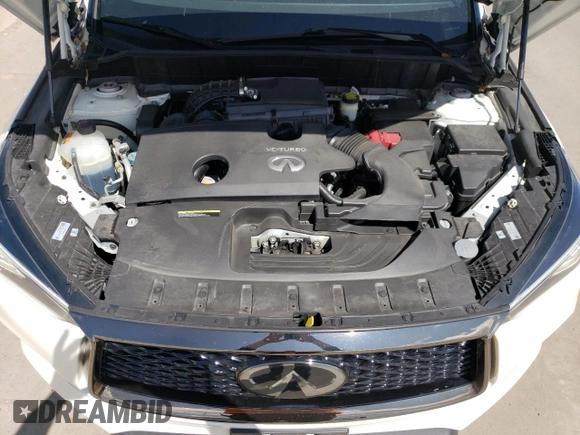 2021 Infiniti QX50 Luxe with VIN 3PCAJ5BB8MF102182, listed as a Copart auction lot 51758835 with 40,582 mi miles and Salvage Title. Bid and sale history available at DreamBid. Image 12.