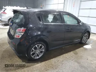 2017 Chevrolet Sonic LT with VIN 1G1JD6SH4H4135140, listed as a Copart auction lot 89047375 with 119,474 mi miles and Salvage Title. Bid and sale history available at carsss.com. Image 3.