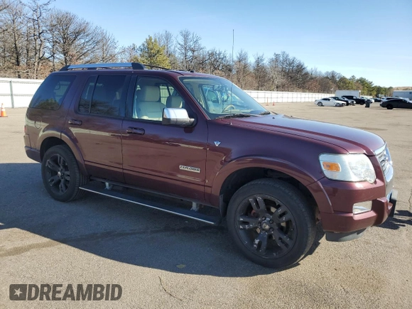 2008 Ford Explorer Limited z VIN 1FMEU85828UA64497, wystawiony jako Copart lot #49709865 z przebiegiem 147 401 mil mil oraz Szkoda całkowita • Salvage title. Historia ofert i sprzedaży dostępna na DreamBid. Obrazek 4.