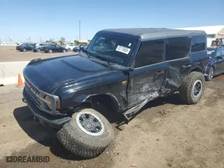 2024 Ford Bronco Badlands with VIN 1FMEE9BP6RLA19522, listed as a Copart auction lot 52170655 with 10,057 mi miles and Salvage Title. Bid and sale history available at carsss.com. Image 1.