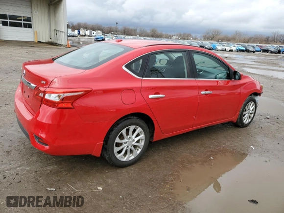 2018 Nissan Sentra SV with VIN 3N1AB7AP4JY286934, listed as a Copart auction lot 48019165 with 82,267 mi miles and Salvage Title. Bid and sale history available at carsss.com. Image 3.