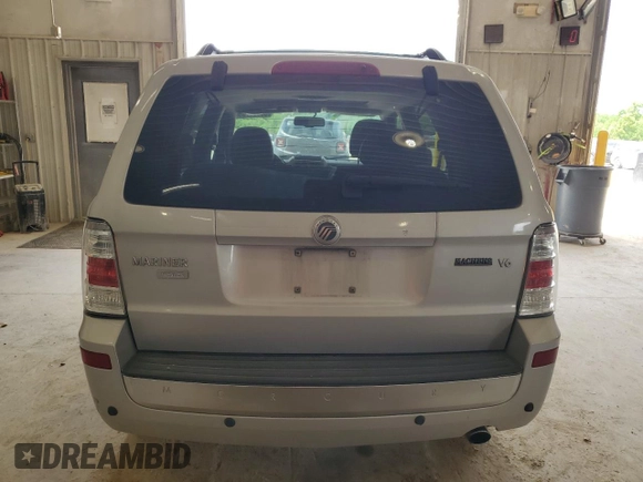 2008 Mercury Mariner Premier with VIN 4M2CU87108KJ13679, listed as a Copart auction lot 56635785 with 166,732 mi miles and Salvage title. Bid and sale history available at DreamBid. Image 6.