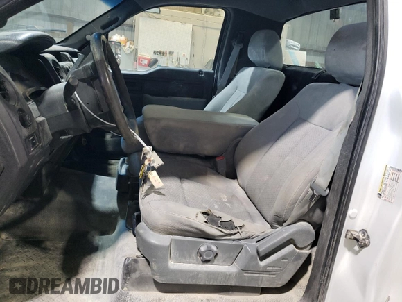 2013 Ford F-150 XL with VIN 1FTNF1CF0DKF22194, listed as a Copart auction lot 46987505 with 149,978 mi miles and Salvage title. Bid and sale history available at DreamBid. Image 7.