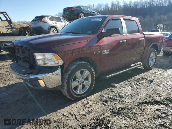 2017 Ram 1500 Big Horn with VIN 1C6RR7LM4HS881037, listed as a Copart auction lot 43781335 with 101,829 mi miles and Salvage Title. Bid and sale history available at carsss.com. Image 1.