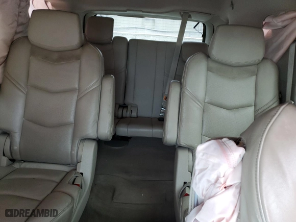 2017 Cadillac Escalade Premium Luxury with VIN 1GYS3CKJ2HR252132, listed as a Copart auction lot 86331604 with 0 mi miles and Salvage Title. Bid and sale history available at carsss.com. Image 10.