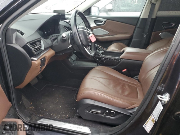 2021 Acura RDX w/Technology Package with VIN 5J8TC2H59ML038526, listed as a Copart auction lot 77088674 with 0 mi miles and Salvage Title. Bid and sale history available at carsss.com. Image 7.