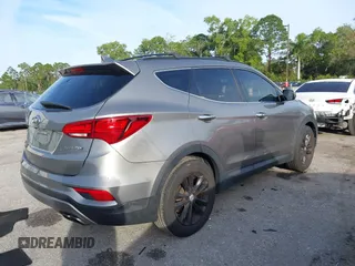 2017 Hyundai Santa Fe Sport 2.0T with VIN 5XYZU4LA0HG487276, listed as a IAAI auction lot 41441697 with 118,248 mi miles. Bid and sale history available at carsss.com. Image 4.
