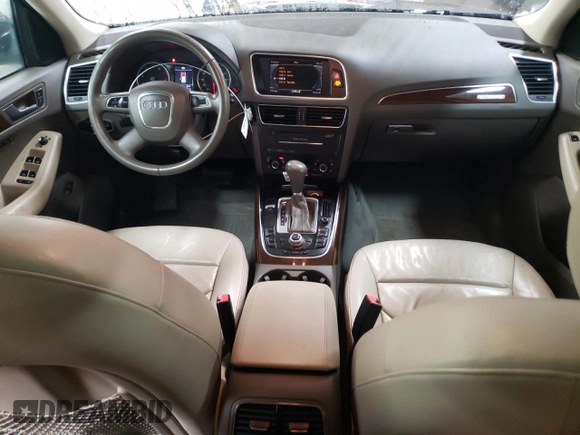 2010 Audi Q5 with VIN WA1LKBFP6AA005040, listed as a Copart auction lot 45344905 with 134,469 mi miles and Salvage title. Bid and sale history available at DreamBid. Image 8.