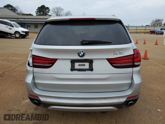 2015 BMW X5 sDrive35i with VIN 5UXKR2C58F0H36616, listed as a Copart auction lot 46989575 with 130,667 mi miles and Salvage Title. Bid and sale history available at carsss.com. Image 6.