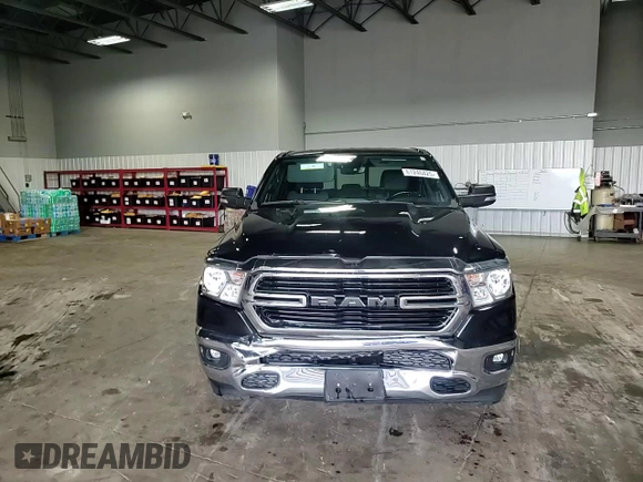 2020 Ram 1500 Big Horn with VIN 1C6RRFFGXLN302396, listed as a Copart auction lot 61240425 with 81,681 mi miles and Salvage title. Bid and sale history available at DreamBid. Image 13.