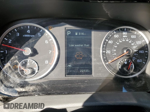 2024 Kia K5 LXS with VIN 5XXG14J21RG265007, listed as a Copart auction lot 42572725 with 22,735 mi miles and Salvage Title. Bid and sale history available at carsss.com. Image 9.