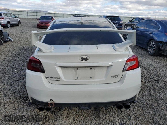 2020 Subaru WRX STI with VIN JF1VA2E65L9821158, listed as a Copart auction lot 47175655 with 48,632 mi miles and Salvage title. Bid and sale history available at DreamBid. Image 6.