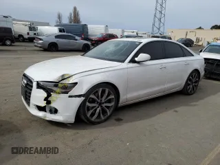 2014 Audi A6 2.0T Premium Plus with VIN WAUGFAFC3EN049172, listed as a Copart auction lot 45047985 with 0 mi miles and Salvage Title. Bid and sale history available at carsss.com. Image 1.
