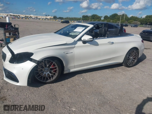 2021 Mercedes-Benz C with VIN W1KWK8HB4MG062688, listed as a IAAI auction lot 41564186 with 18,326 mi miles and . Bid and sale history available at DreamBid. Image 2.