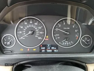 2013 BMW 3 Series 320i with VIN WBA3B1C52DF462824, listed as a Copart auction lot 85574804 with 102,845 mi miles and Salvage Title. Bid and sale history available at carsss.com. Image 9.