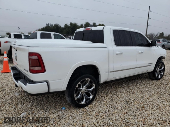 2020 Ram 1500 Limited with VIN 1C6SRFHT7LN101762, listed as a Copart auction lot 83851604 with 59,286 mi miles and Clean title. Bid and sale history available at DreamBid. Image 3.