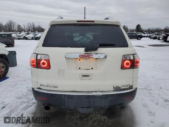 2009 GMC Acadia SLT2 with VIN 1GKEV33D29J138917, listed as a Copart auction lot 84447654 with 174,699 mi miles and Salvage Title. Bid and sale history available at DreamBid. Image 6.