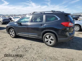 2021 Subaru Ascent Premium with VIN 4S4WMAFDXM3470857, listed as a Copart auction lot 47126815 with 74,584 mi miles and Salvage Title. Bid and sale history available at carsss.com. Image 2.