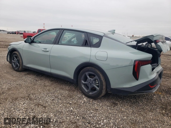 2025 Kia K4 LXS with VIN 3KPFT4DE8SE050010, listed as a Copart auction lot 46000115 with 1,667 mi miles and Salvage Title. Bid and sale history available at carsss.com. Image 2.