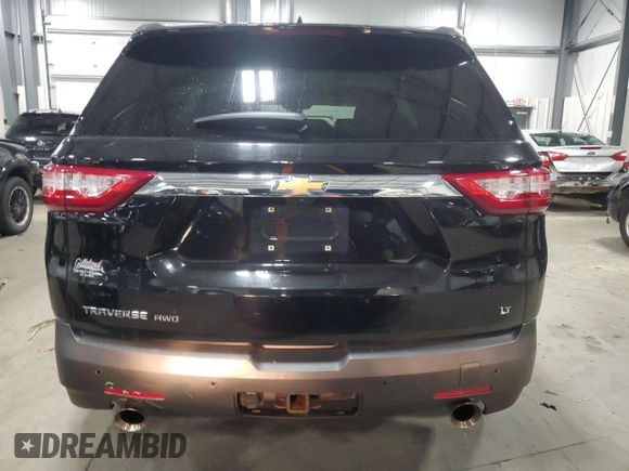 2018 Chevrolet Traverse LT Leather with VIN 1GNEVHKW9JJ116808, listed as a Copart auction lot 85005504 with 33,072 mi miles and Salvage Title. Bid and sale history available at carsss.com. Image 6.
