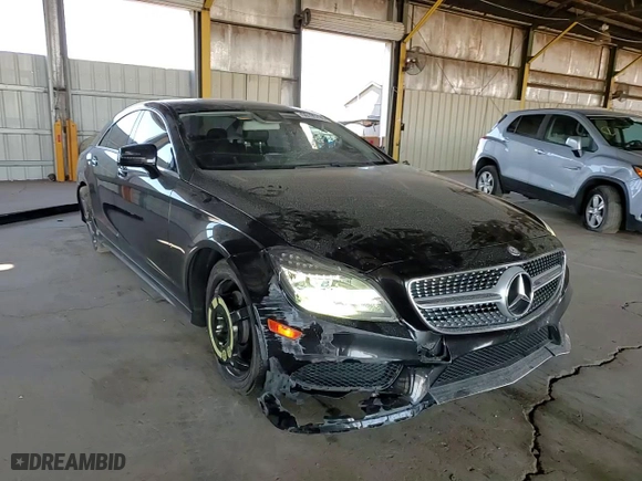 2015 Mercedes-Benz CLS-Class CLS 400 with VIN WDDLJ6HB9FA147915, listed as a Copart auction lot 50195795 with 131,550 mi miles and Salvage Title. Bid and sale history available at carsss.com. Image 10.