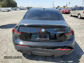 2023 BMW 2 Series 230i with VIN 3MW23CM02P8D61240, listed as a Copart auction lot 72055294 with 11,755 mi miles and Salvage Title. Bid and sale history available at carsss.com. Image 6.
