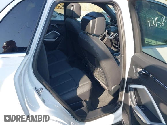 2021 Audi Q3 S line Premium with VIN WA1DECF31M1037901, listed as a IAAI auction lot 42158457 with 25,925 mi miles and . Bid and sale history available at DreamBid. Image 8.
