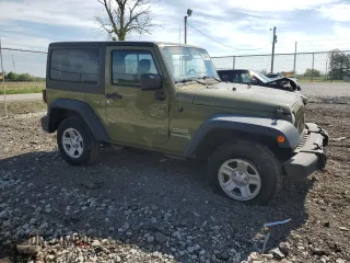 2013 Jeep Wrangler Sport with VIN 1C4AJWAG3DL569588, listed as a Copart auction lot 55826505 with 24,345 mi miles and Salvage title. Bid and sale history available at DreamBid. Image 4.