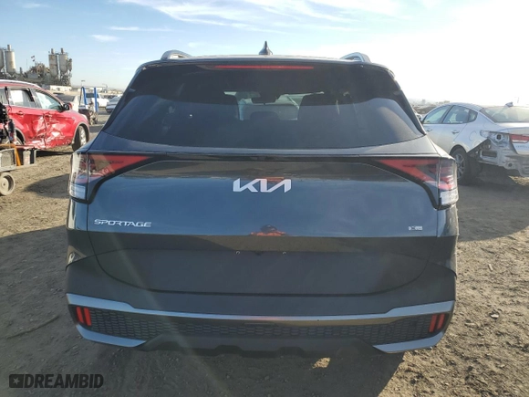 2023 Kia Sportage Plug-In Hybrid X-Line Prestige with VIN KNDPZDAH0P7084418, listed as a Copart auction lot 87507365 with 6,789 mi miles and Salvage Title. Bid and sale history available at carsss.com. Image 6.