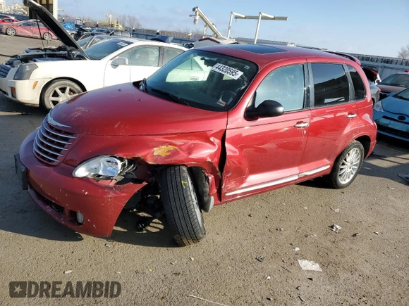 2008 Chrysler PT Cruiser Limited with VIN 3A8FY68828T122303, listed as a Copart auction lot 44320595 with 112,309 mi miles and Salvage title. Bid and sale history available at DreamBid. Image 1.