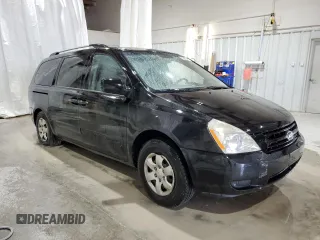 2010 Kia Sedona LX with VIN KNDMG4C3XA6355279, listed as a Copart auction lot 74080134 with 157,006 mi miles and Salvage Title. Bid and sale history available at carsss.com. Image 4.