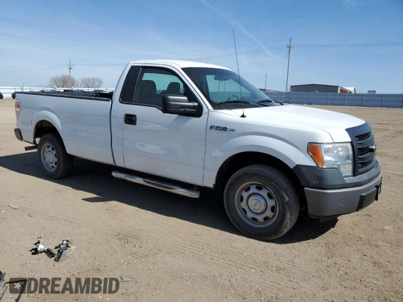 2013 Ford F-150 XL with VIN 1FTMF1CM2DKD83342, listed as a Copart auction lot 48893085 with 195,412 mi miles and Clean Title. Bid and sale history available at carsss.com. Image 4.