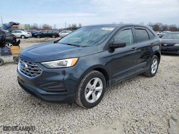 2022 Ford Edge SE with VIN 2FMPK4G99NBA18695, listed as a Copart auction lot 46818025 with 28,738 mi miles and Salvage Title. Bid and sale history available at carsss.com. Image 1.