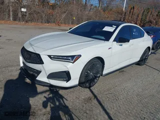 2022 Acura TLX w/A-Spec Package with VIN 19UUB5F52NA005022, listed as a IAAI auction lot 40977803 with 9,665 mi miles. Bid and sale history available at carsss.com. Image 17.