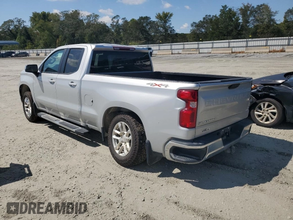 2022 Chevrolet Silverado 1500 LT with VIN 1GCRDDEK1NZ562960, listed as a Copart auction lot 71846004 with 37,123 mi miles and Salvage Title. Bid and sale history available at carsss.com. Image 2.