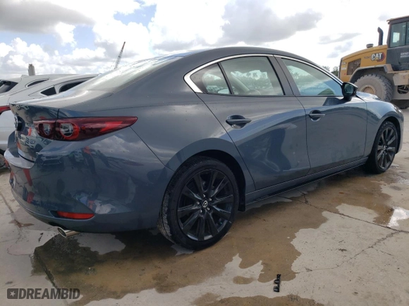 2023 Mazda Mazda3 Sedan 2.5 S Carbon Edition with VIN 3MZBPBCM0PM350179, listed as a Copart auction lot 60552874 with 2,345 mi miles and Non Repairable. Bid and sale history available at carsss.com. Image 3.