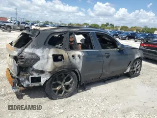 2022 BMW X3 sDrive30i with VIN 5UX43DP05N9K34156, listed as a Copart auction lot 51316835 with Not Provided miles and Salvage Title. Bid and sale history available at DreamBid. Image 3.