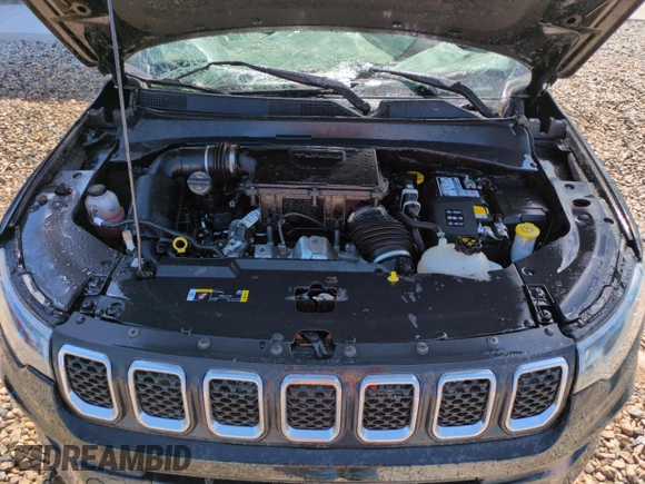 2023 Jeep Compass Latitude z VIN 3C4NJDBN0PT509800, wystawiony jako Copart lot #52729195 z przebiegiem 16 050 mil mil oraz Szkoda całkowita • Salvage title. Historia ofert i sprzedaży dostępna na DreamBid. Obrazek 12.