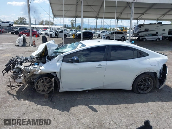 2024 Toyota Prius LE with VIN JTDACAAU7R3025301, listed as a IAAI auction lot 41945849 with 11,693 mi miles. Bid and sale history available at carsss.com. Image 15.