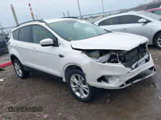 2018 Ford Escape SE with VIN 1FMCU9GD7JUB70098, listed as a IAAI auction lot 40837793 with 99,666 mi miles. Bid and sale history available at carsss.com. Image 1.