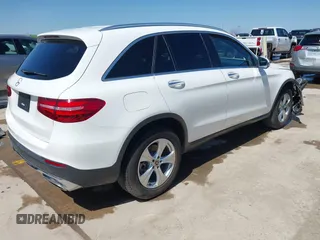 2018 Mercedes-Benz GLC 300 with VIN WDC0G4JB9JV056407, listed as a IAAI auction lot 41965217 with 77,228 mi miles and . Bid and sale history available at DreamBid. Image 4.