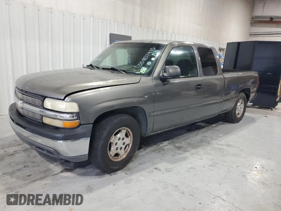 2001 Chevrolet Silverado 1500 LS with VIN 2GCEC19T911170282, listed as a Copart auction lot 55807415 with Not Provided miles and Salvage Title. Bid and sale history available at DreamBid. Image 1.